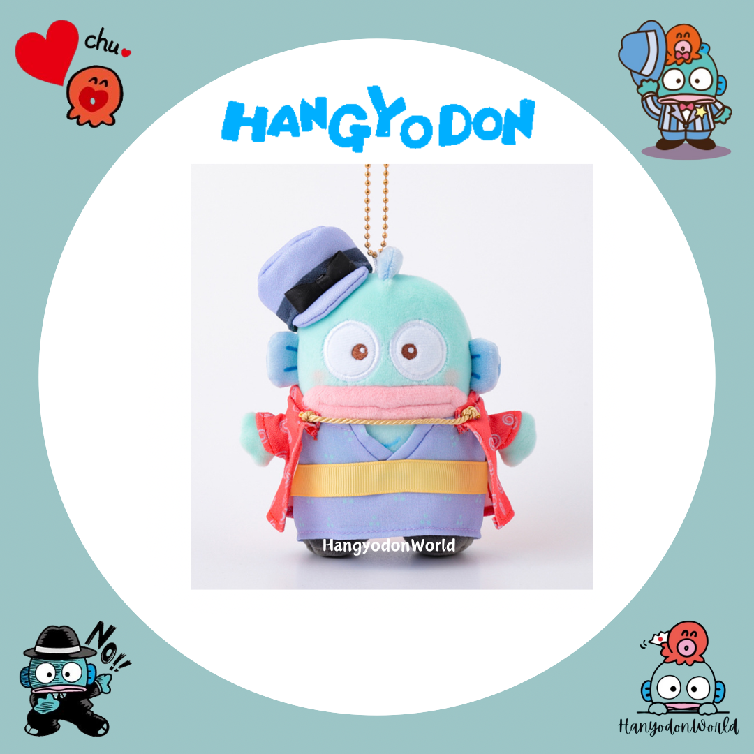 H1245 水怪和服紳士匙扣公仔￼