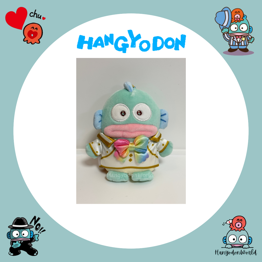 H0977 水怪草莓新聞50周年匙扣公仔