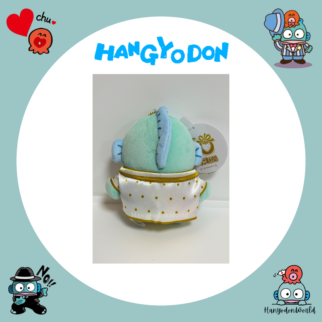 H0977 水怪草莓新聞50周年匙扣公仔