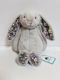 Jellycat Little Blossom Silver Bunny Bloom